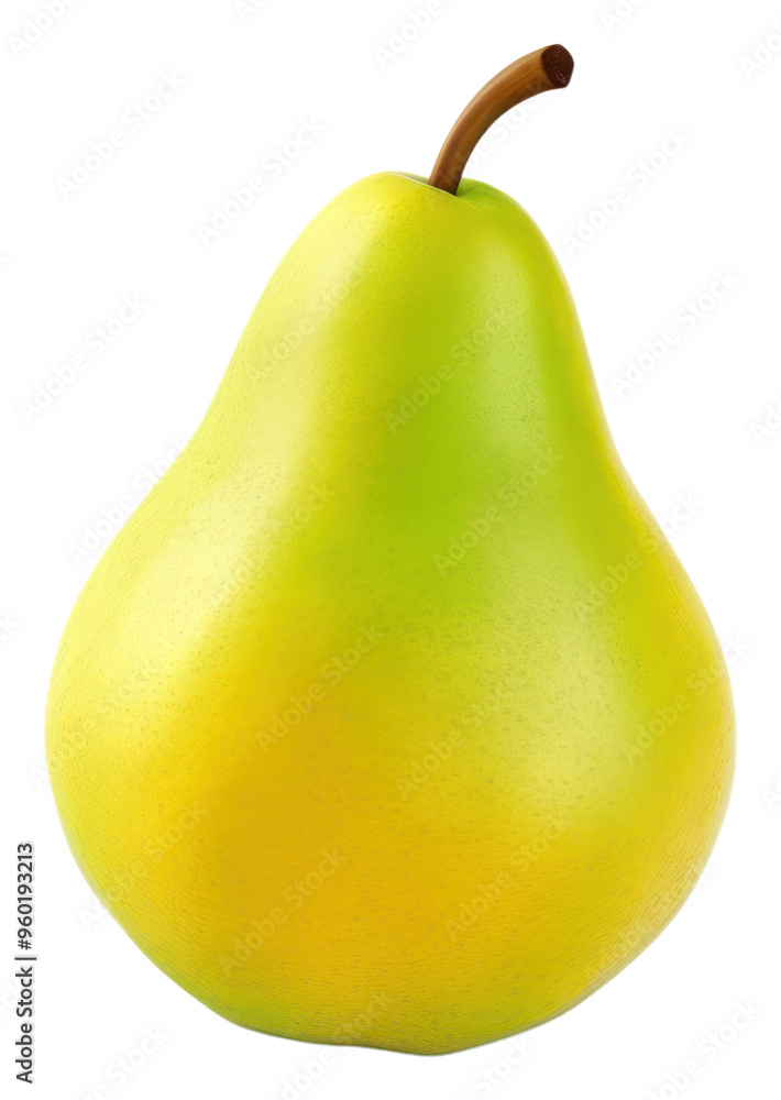 Sticker PNG 3d rendered pear fruit plant food.