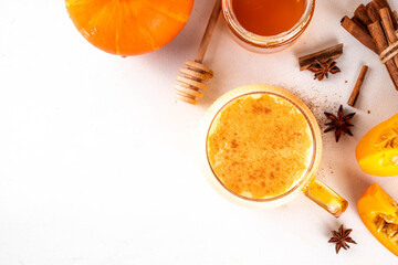 Sweet non caffeine pumpkin milk