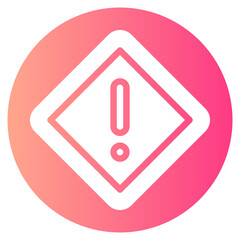 danger gradient icon