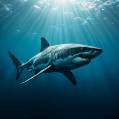 Obraz premium shark in the sea