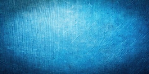 Abstract background with blue plastic texture and faded edges vignette