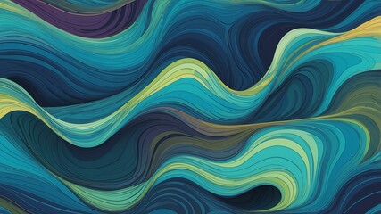 organic line flow vector art background