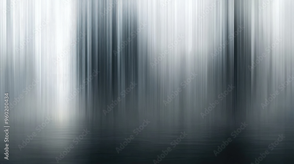 Poster subtle gradient from dark grey to light silver, creating a sleek and modern abstract background with