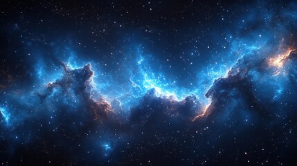 Obraz premium Galaxy background illustration with stars, space galaxy background, background with space, milky way supernova