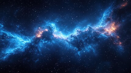 Fototapeta premium Galaxy background illustration with stars, space galaxy background, background with space, milky way supernova