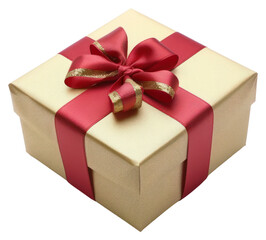 Obraz premium Elegant gift box with ribbon