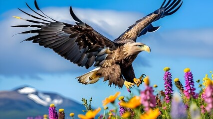 eagle in flight