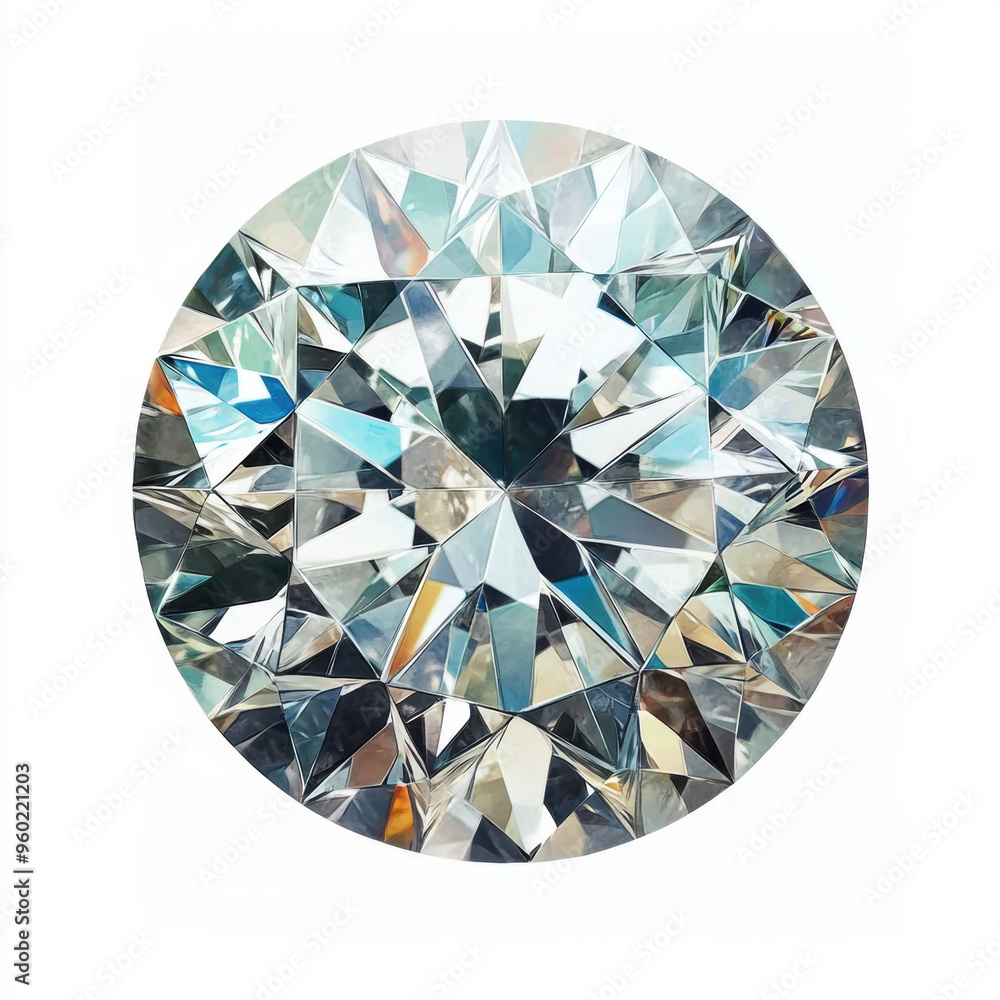 Wall mural diamond gemstone.