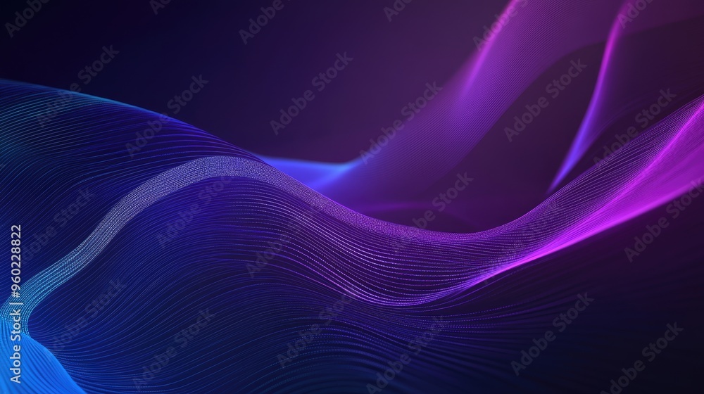 Poster a sleek, modern digital background with abstract lines and patterns, ideal for showcasing ai, neural