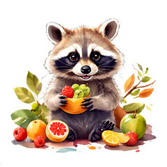 Baby raccoon