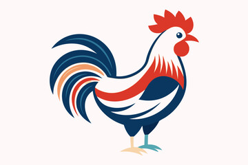 Cock icon line art Vector Art Illustration