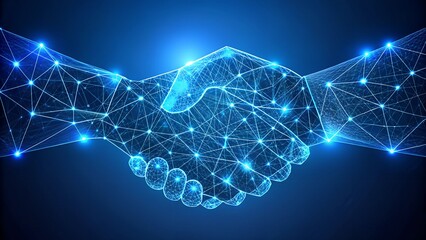 abstract blue background with stars