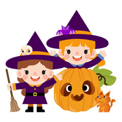 cute witches witchcraft, Happy halloween