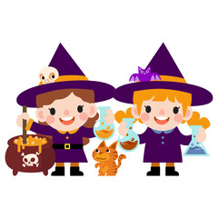 cute witches witchcraft, Happy halloween