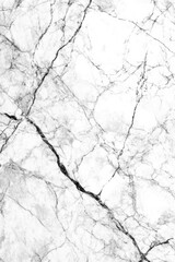 Obraz premium A clean white marble with subtle, flowing grey veins running through it, representing elegance and minimalism