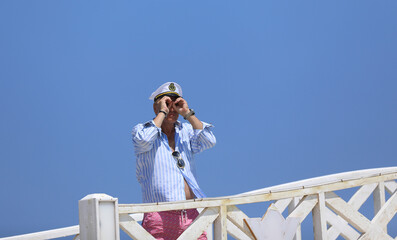 portrait of a male sea captain