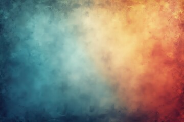 Fototapeta premium Abstract Watercolor Background with Teal and Orange Hues