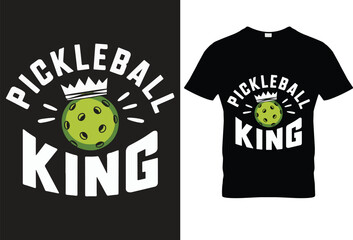 Pickleball King t-shirt design
