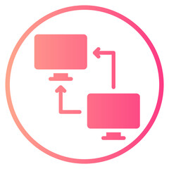 transfer gradient icon