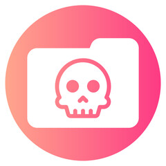 data storage gradient icon