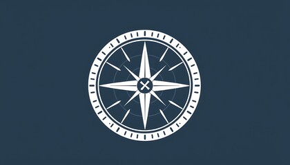 Minimalist Compass with Sharp Lines
