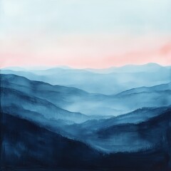 Obraz premium Soft Pastel Abstract Watercolor Background