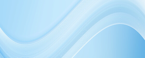 Abstract light blue composition with flowing shapes. eps 10