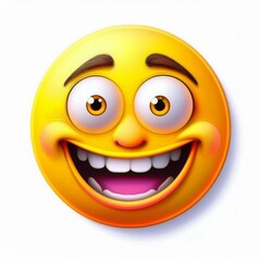 Fototapeta premium 3d face Emoji 