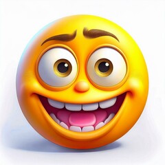 Fototapeta premium 3d face Emoji 