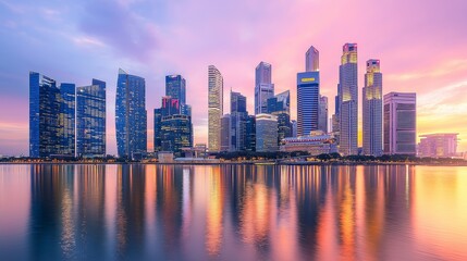 Obraz premium Urban Peaks of World Business