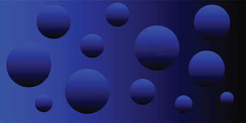 Geometric Circle Shape Abstract Background. Technology Banner Wallpaper.