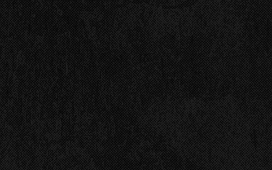 Grunge halftone black gradient background. Rough faded grit dark grey noise grain texture sand wallpaper. Retro pixelated backdrop. Anime or manga style comic vector graphic design illustration.