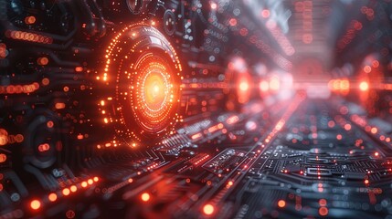 AI, Artificial Intelligence concept,3d rendering,conceptual image