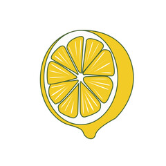 Fresh Orange Slice Design Free Vector