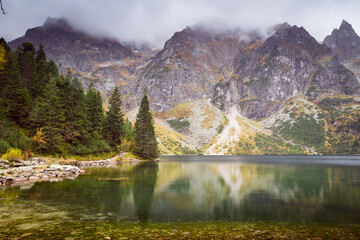 Morskie Oko, Polish Tatra Mountains in autumn