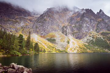 Morskie Oko, Polish Tatra Mountains in autumn