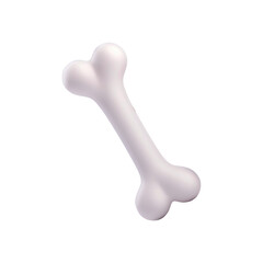 Fototapeta premium 3d render bone PNG isolated on transparent background