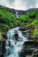 Landscape waterfall Norway