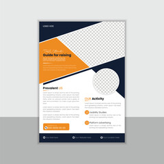 Modern business flyer Template,abstract business flyer,cover modern layout,catalog, magazine, flyer mockup. Creative modern bright concept circle round shape
