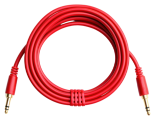 PNG Aux cable white background performance technology.