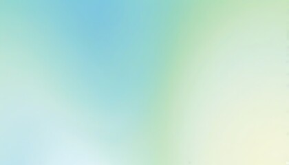 A bright light gradient background blending from soft white into pastel blue and green.