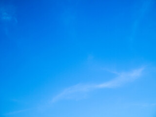 Clear blue sky background