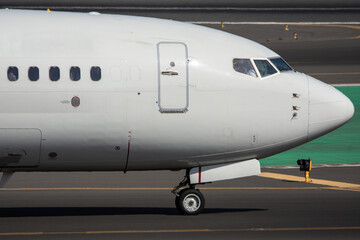 Obraz premium Cabina de avión de línea