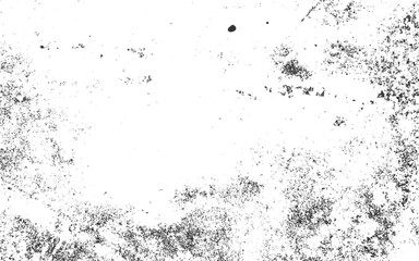Grunge halftone gradient background distressed black texture. Dark grainy texture on white dust overlay textured. Grain noise particles. Rusted anime or manga style comic vector graphic illustration.
