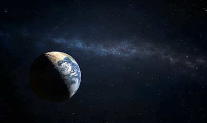 Fototapeta premium graphics of space, planets, and astronauts on a white background.