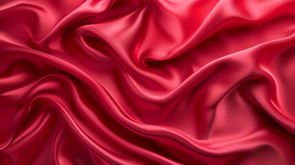 Obraz premium Red silk fabric