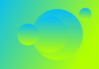 Colorful green gradient abstract background