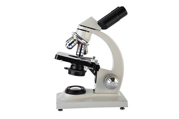 microscope, isolated on white or transparent background, PNG