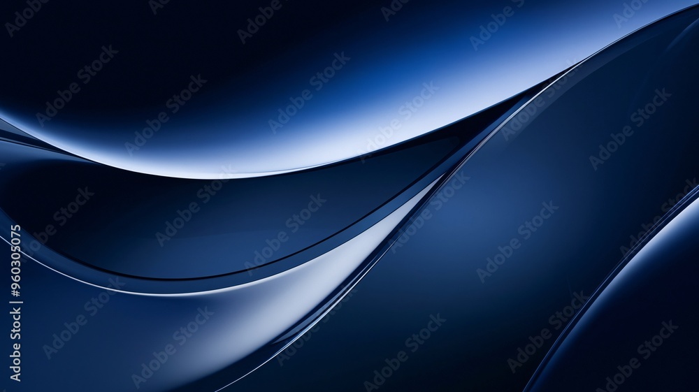 Poster deep blue abstract: a captivating, abstract background image featuring flowing, dynamic lines in sha