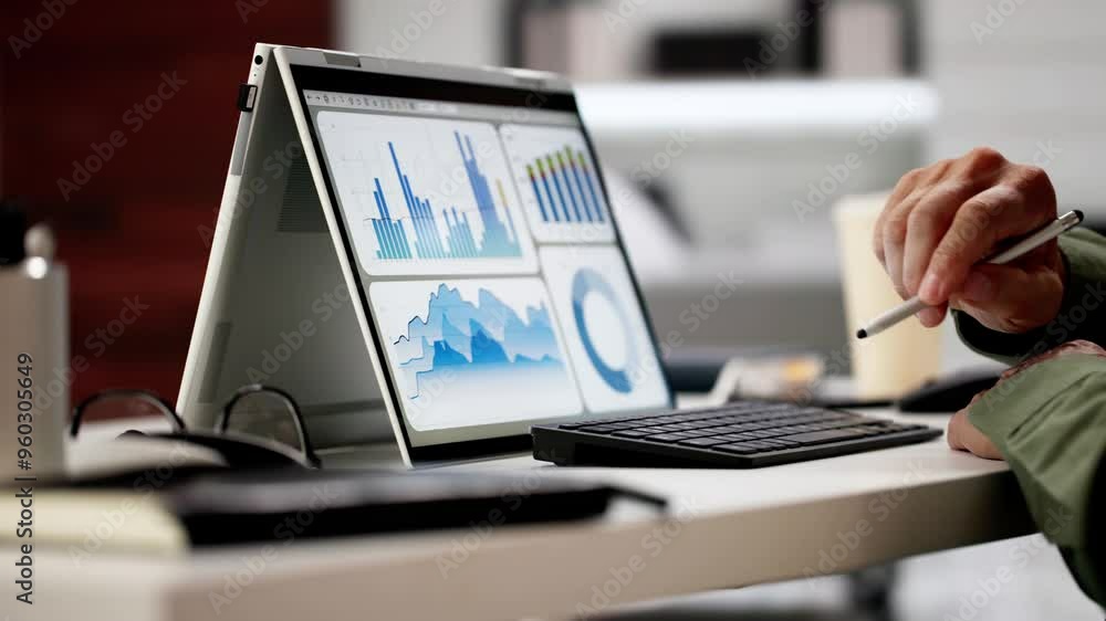 Aufkleber Data Analyst Using Data Analytics KPI